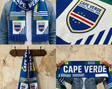 World Cup 2026 Cape Verde Scarf Crest With Ball