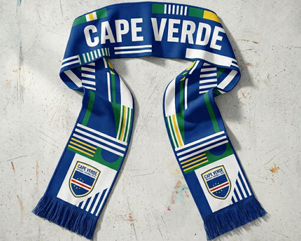 World Cup 2026 Cape Verde Scarf Crest With Ball