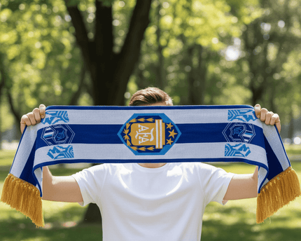 World Cup 2026 Argentina Scarf Modern Merch Look