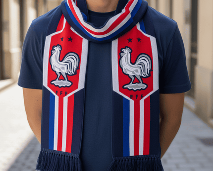 World Cup 2026 France Scarf Symmetric Team Crests