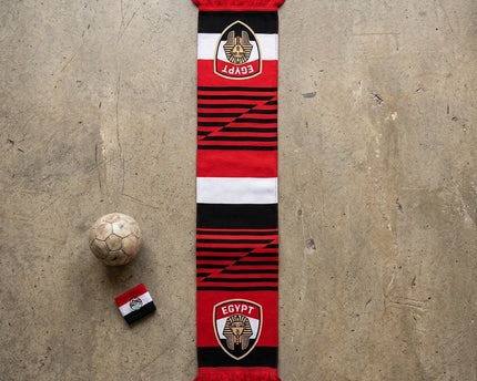 World Cup 2026 Egypt Scarf Bold Geometric Pattern