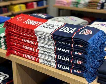 World Cup 2026 Turkey Vs USA Football Scarf Split Design