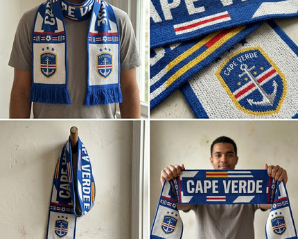 World Cup 2026 Cape Verde Scarf Bold Symmetrical Text