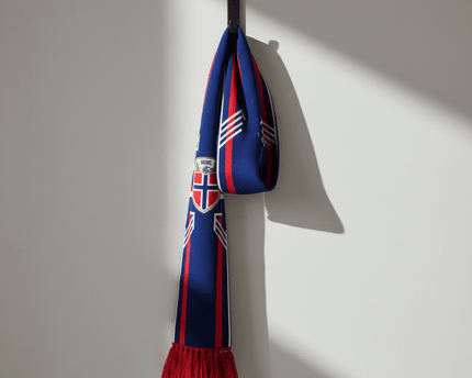 Norway Scarf World Cup 2026 Vibrant Red White Blue Colors