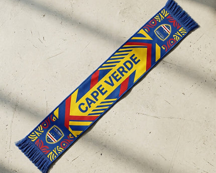 World Cup 2026 Cape Verde Scarf Vibrant Color Block