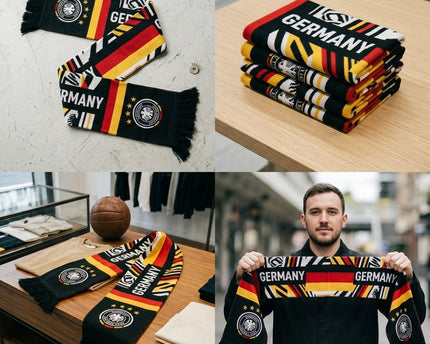 World Cup 2026 Germany Scarf Modern Geometric Split