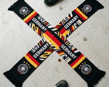 World Cup 2026 Germany Scarf Modern Geometric Split