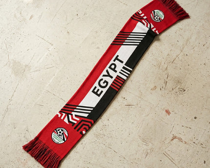 World Cup 2026 Egypt Scarf Diagonal Stripes Design