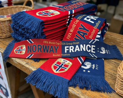 World Cup 2026 Norway Vs France Football Scarf Team Names