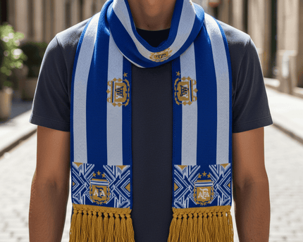 World Cup 2026 Argentina Scarf Premium Knitted Feel