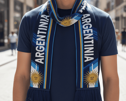 World Cup 2026 Argentina Scarf Majestic Fringed Ends