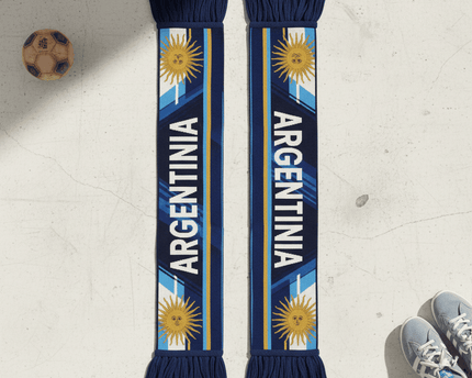 World Cup 2026 Argentina Scarf Majestic Fringed Ends