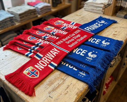 World Cup 2026 Norway Vs France Football Scarf Dual Fringe