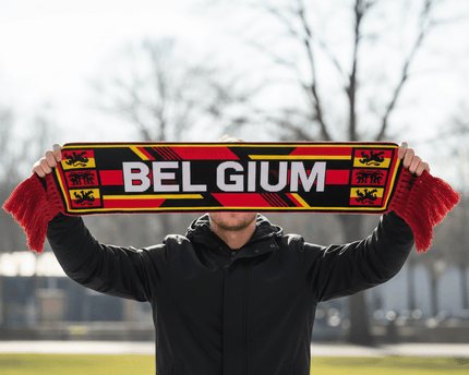 World Cup 2026 Belgium Scarf Large Text Design