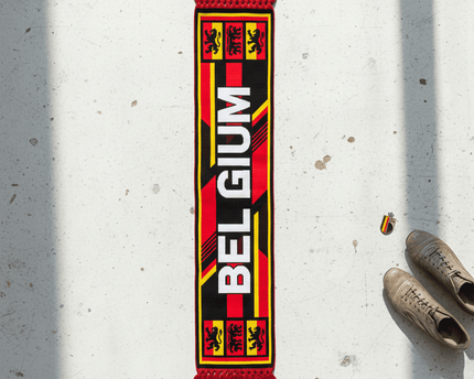 World Cup 2026 Belgium Scarf Large Text Design