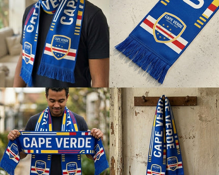 World Cup 2026 Cape Verde Scarf Classic Knitted Fanwear