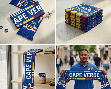 World Cup 2026 Cape Verde Scarf Classic Knitted Fanwear