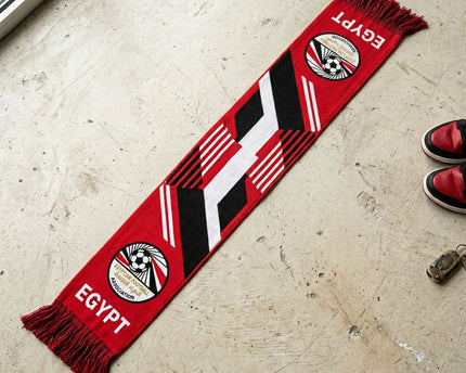 World Cup 2026 Egypt Scarf Unique Knitted Pattern