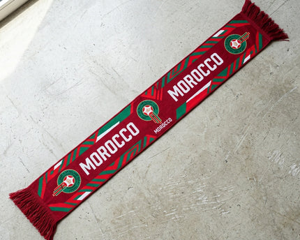 Morocco Scarf World Cup 2026 Authentic Team Colors Display