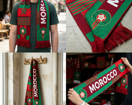 Morocco Scarf World Cup 2026 Modern Team Morocco Fan Apparel