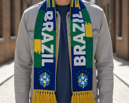 World Cup 2026 Brazil Scarf Supporter Style Accessory