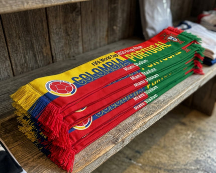 World Cup 2026 Colombia Vs Portugal Football Scarf Miami Stadium Edition