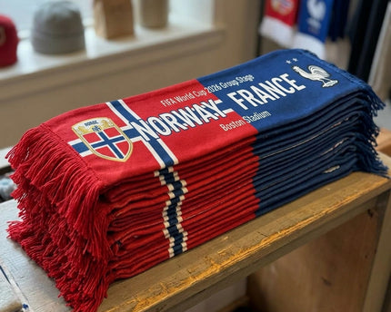 World Cup 2026 Norway Vs France Football Scarf Shared Colors