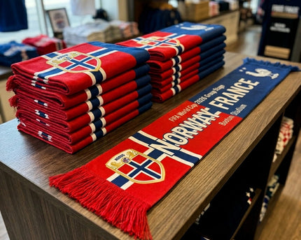 World Cup 2026 Norway Vs France Football Scarf Shared Colors