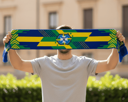 World Cup 2026 Brazil Scarf Classic Knitted Pattern