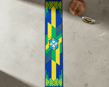 World Cup 2026 Brazil Scarf Classic Knitted Pattern