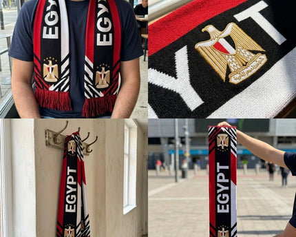 World Cup 2026 Egypt Scarf Classic Fringed Edge