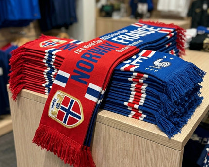 World Cup 2026 Norway Vs France Football Scarf Split Design