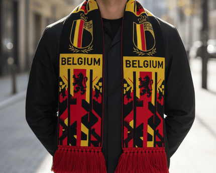 World Cup 2026 Belgium Scarf Iconic Team Emblem
