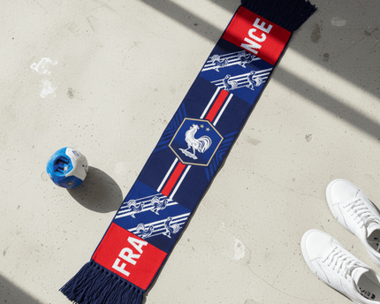 World Cup 2026 France Scarf Bold Red Block