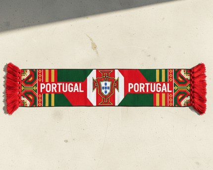 Portugal Scarf World Cup 2026 Classic Fringed Tassels Accent