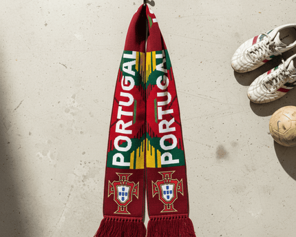 Portugal Scarf World Cup 2026 Premium Jacquard Knit Style