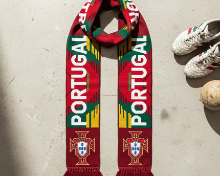 Portugal Scarf World Cup 2026 Premium Jacquard Knit Style