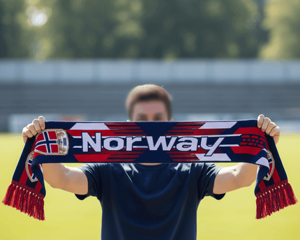 Norway Scarf World Cup 2026 With Intricate Lion Crest Design