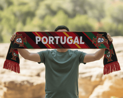 Portugal Scarf World Cup 2026 Soft Knit And Embroidered Details