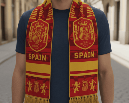 Spain Scarf World Cup 2026 Modern Fan Accessory Design