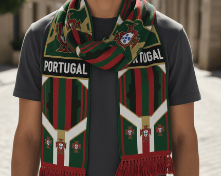 Portugal Scarf World Cup 2026 With Bold Central Typography