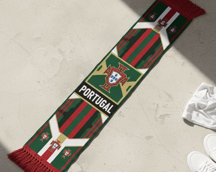 Portugal Scarf World Cup 2026 With Bold Central Typography