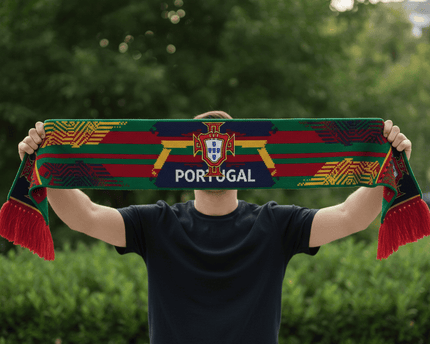 Portugal Scarf World Cup 2026 Showcasing National Team Crests