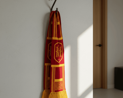 Spain Scarf World Cup 2026 Golden Royal Crest