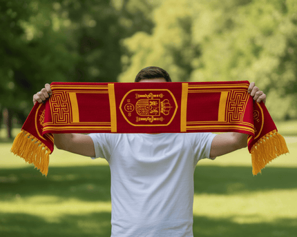 Spain Scarf World Cup 2026 Golden Royal Crest
