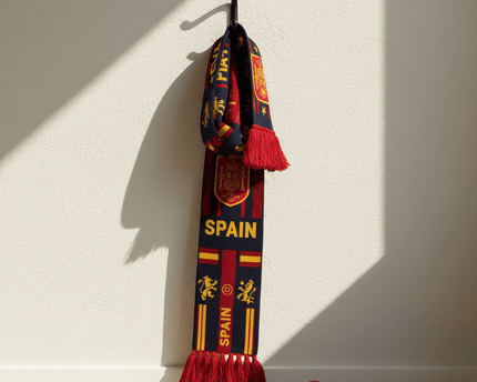 Spain Scarf World Cup 2026 Premium Red Athletic Knit