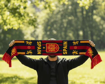 Spain Scarf World Cup 2026 Premium Red Athletic Knit