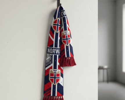 Norway Scarf World Cup 2026 Bold Central Norway Text Graphic