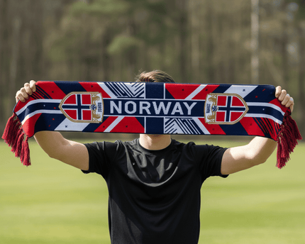 Norway Scarf World Cup 2026 Bold Central Norway Text Graphic