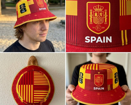 World Cup 2026 Spain Nation Colors Bucket Hat